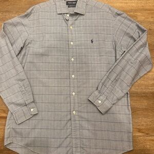 Polo Golf Men’s Large by Ralph Lauren Blue Button Shirt